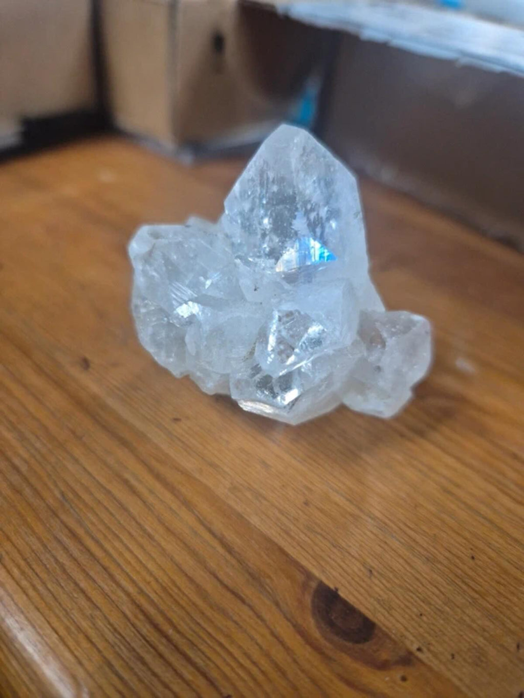 Apophyllite crystal