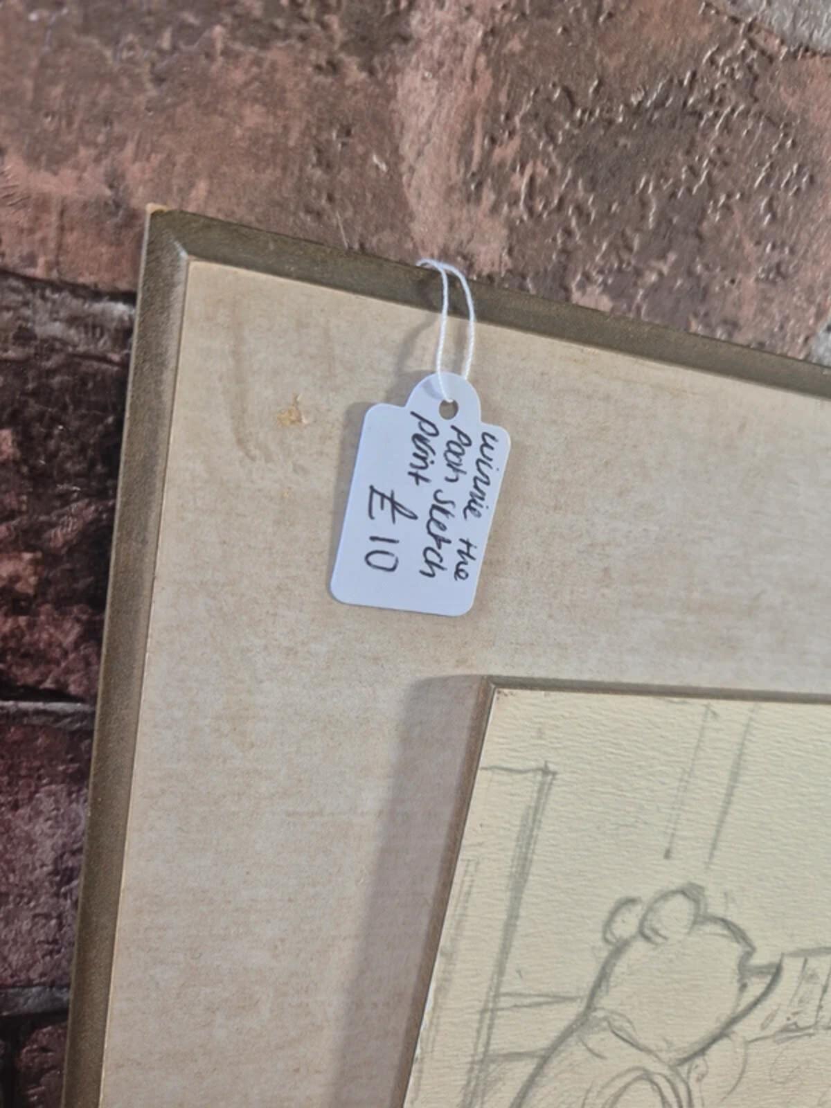 Winnie the Pooh Framed Sketch Print