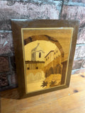 Italian Wood Marquery Wall Hanging