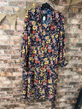 JD Williams Floral Multicolour Dress - Size 24