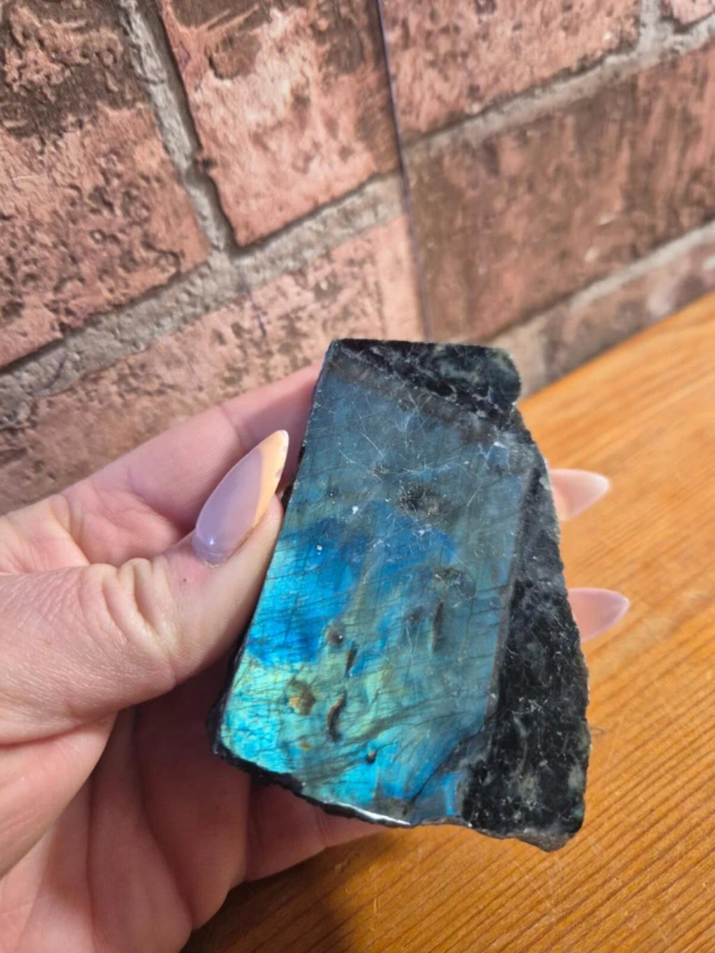 Labradorite block