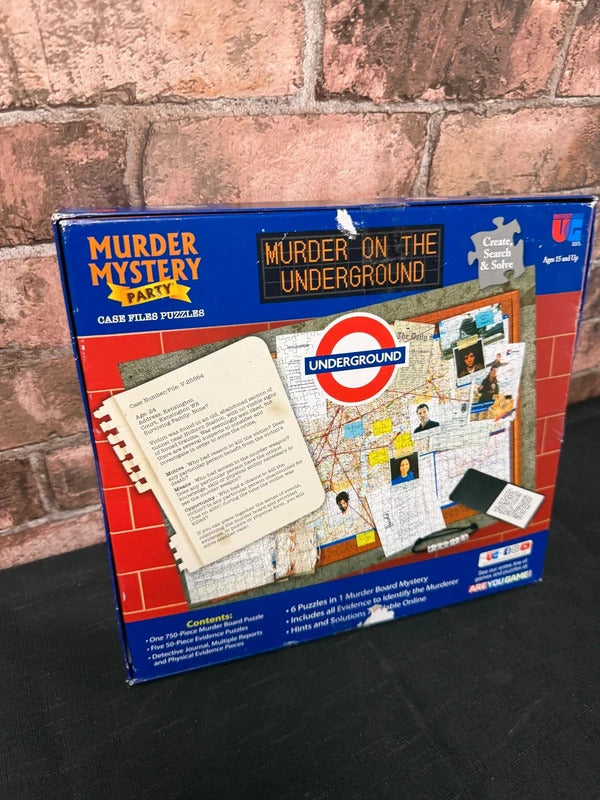 Murder on The Underground Mystery Puzzle