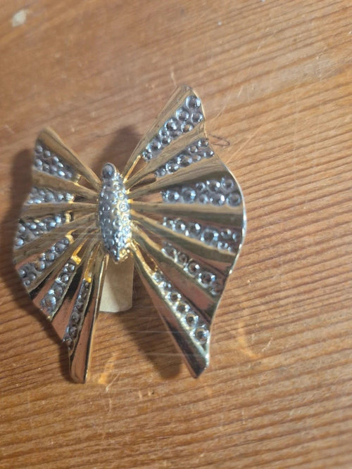 butterfly/fan brooch