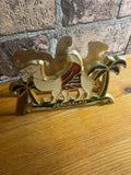Brass Jerusalem Napkin/Letter Holder