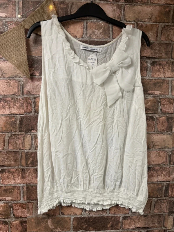 Next White Top - Size 14