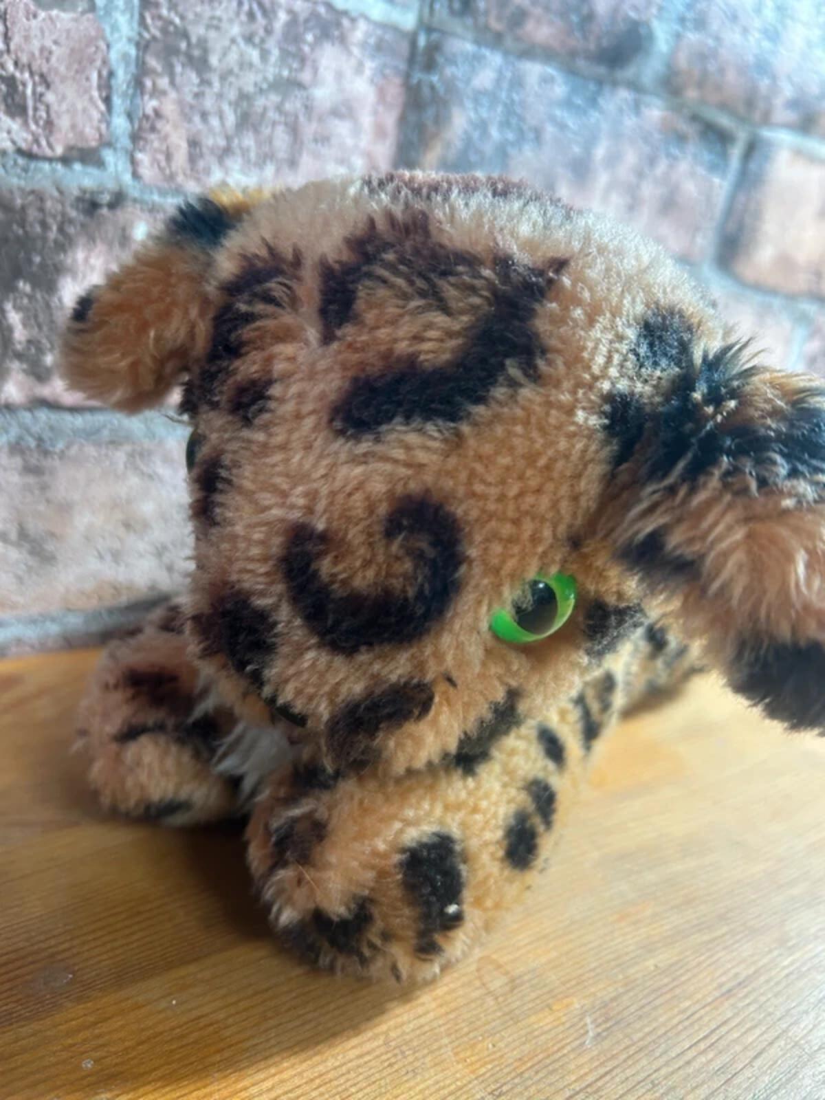 Vintage Leopard Stuffed Toy