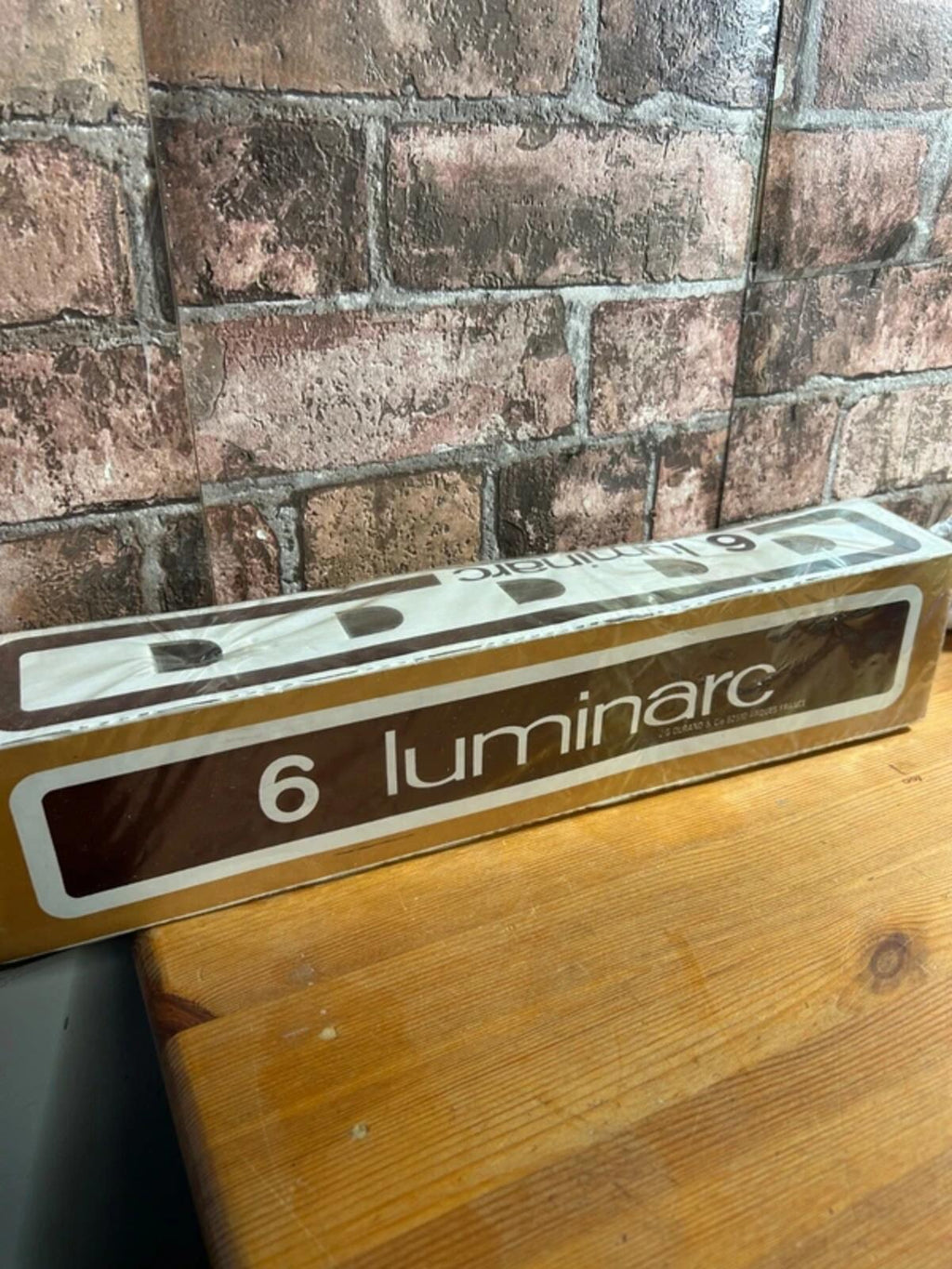 Set of 6 Vintage Luminarc Glasses