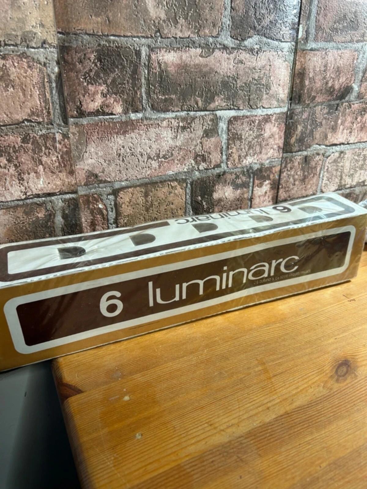 Set of 6 Vintage Luminarc Glasses