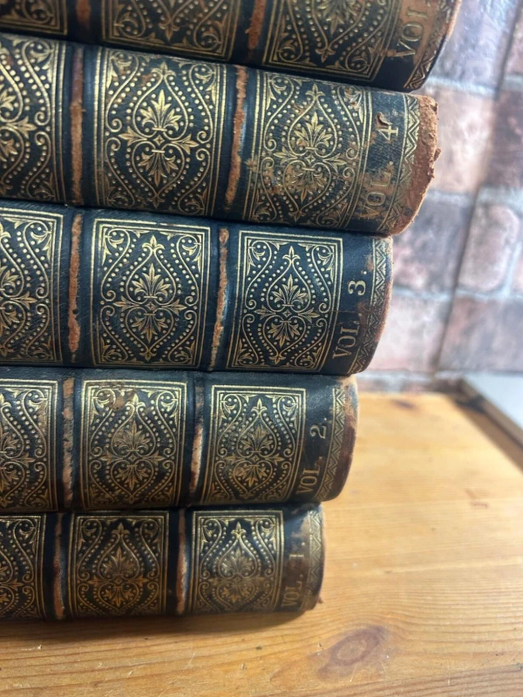 Dickens Works Late Victorian 10 Volume Book Set