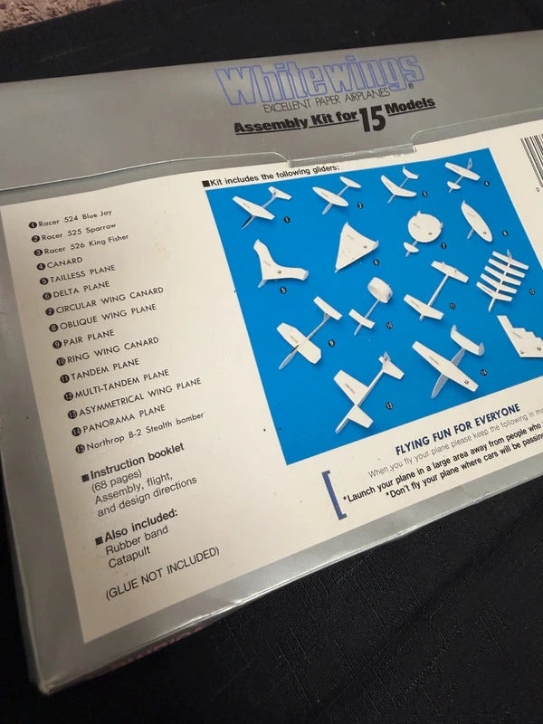 Whitewings Vintage JS Paper Airplane Models