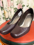 Merona Brown Low Heels - Size 8