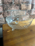 Vintage Crystal Fruit Bowl