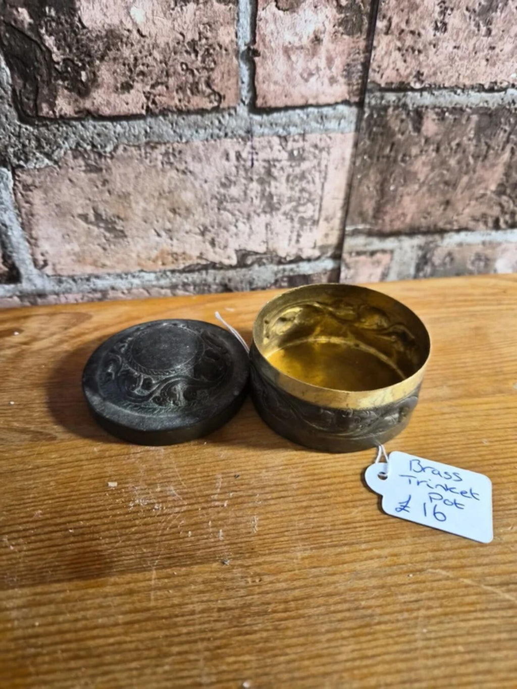 Antique Brass Trinker Box