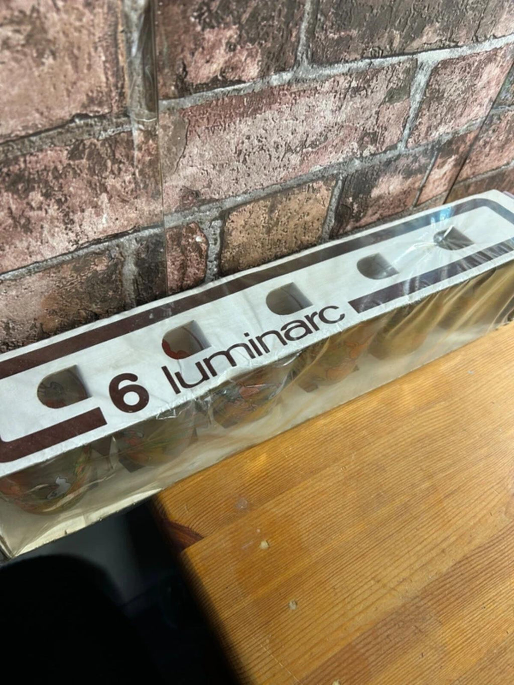 Set of 6 Vintage Luminarc Glasses