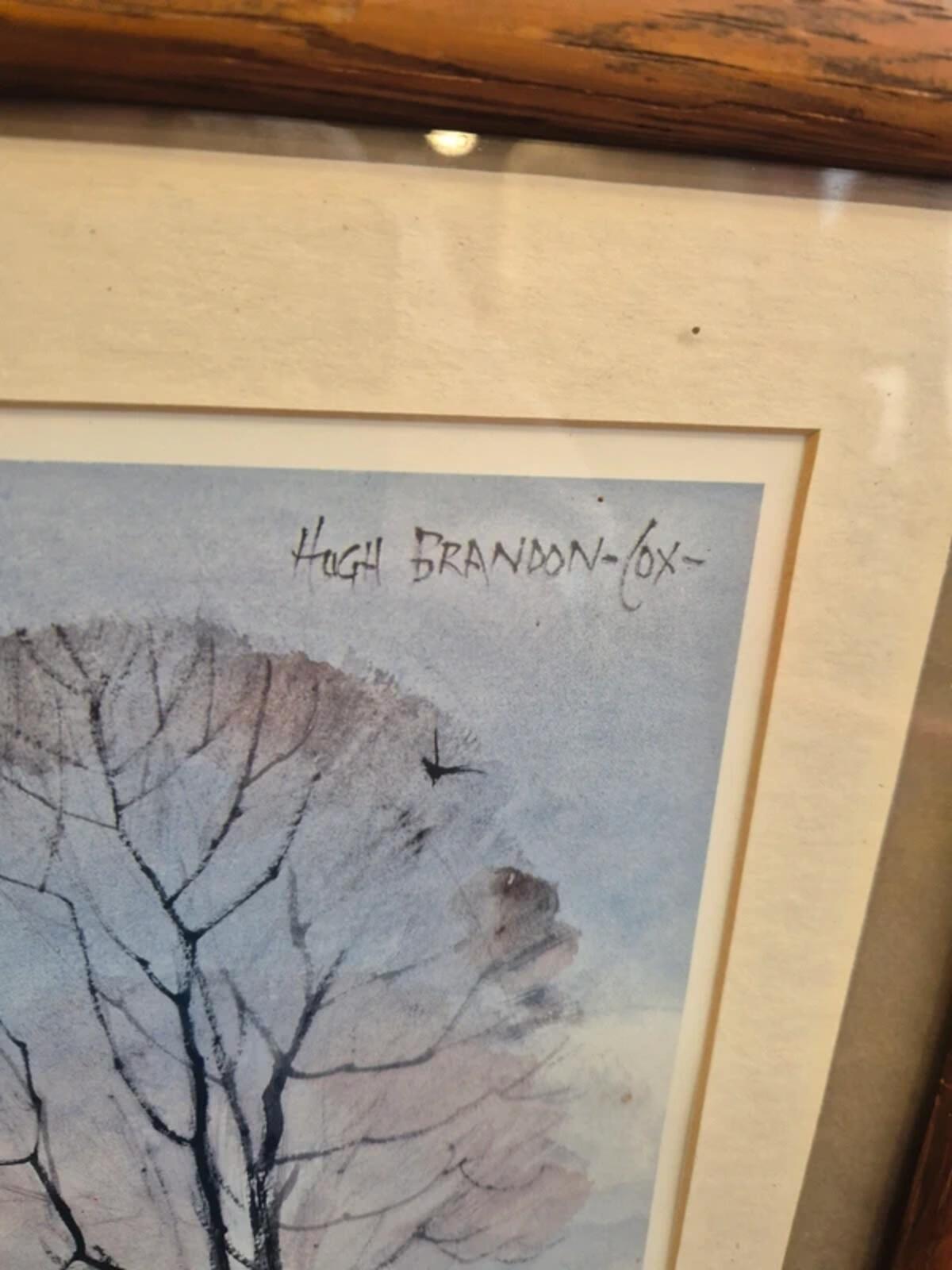 Hugh Brandon Cox 'November Norfolk' Signed and Framed Print