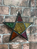 Moroccan Star Glass Tealight Holder