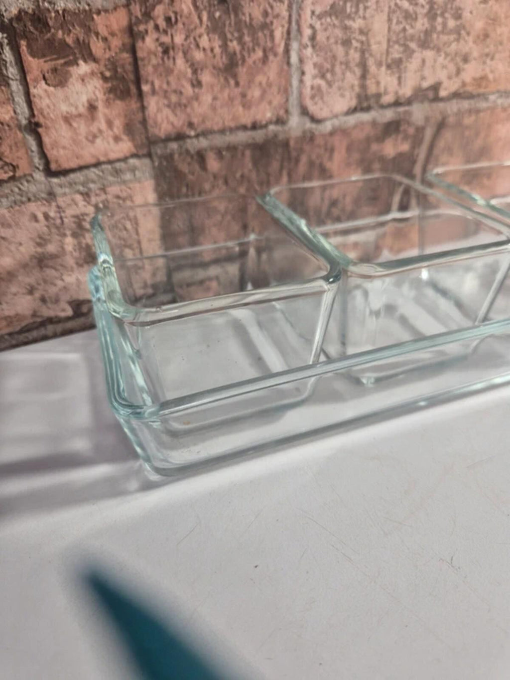 Ikea glass dishes and tray