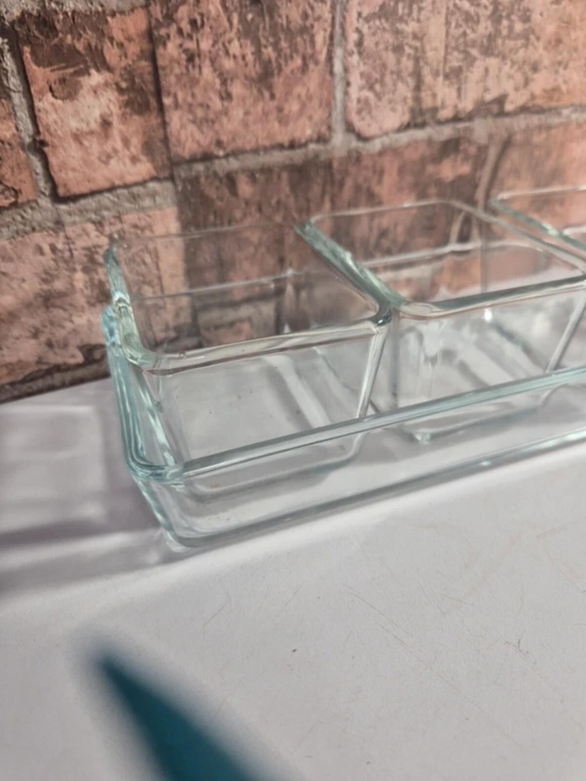 Ikea glass dishes and tray