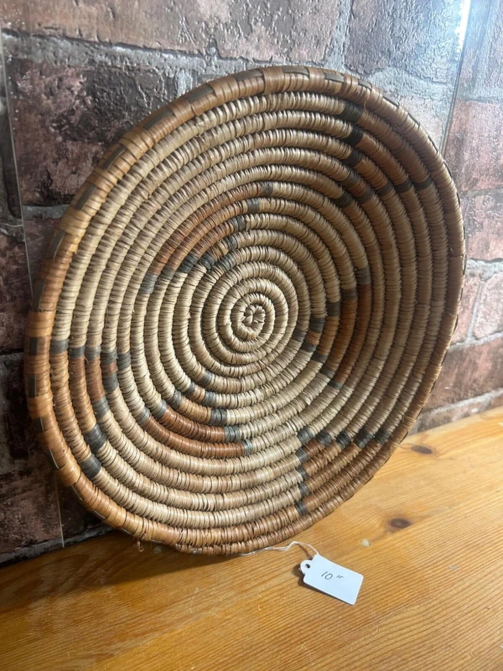 Hand Woven Coiled Basket/Fruit Bowl
