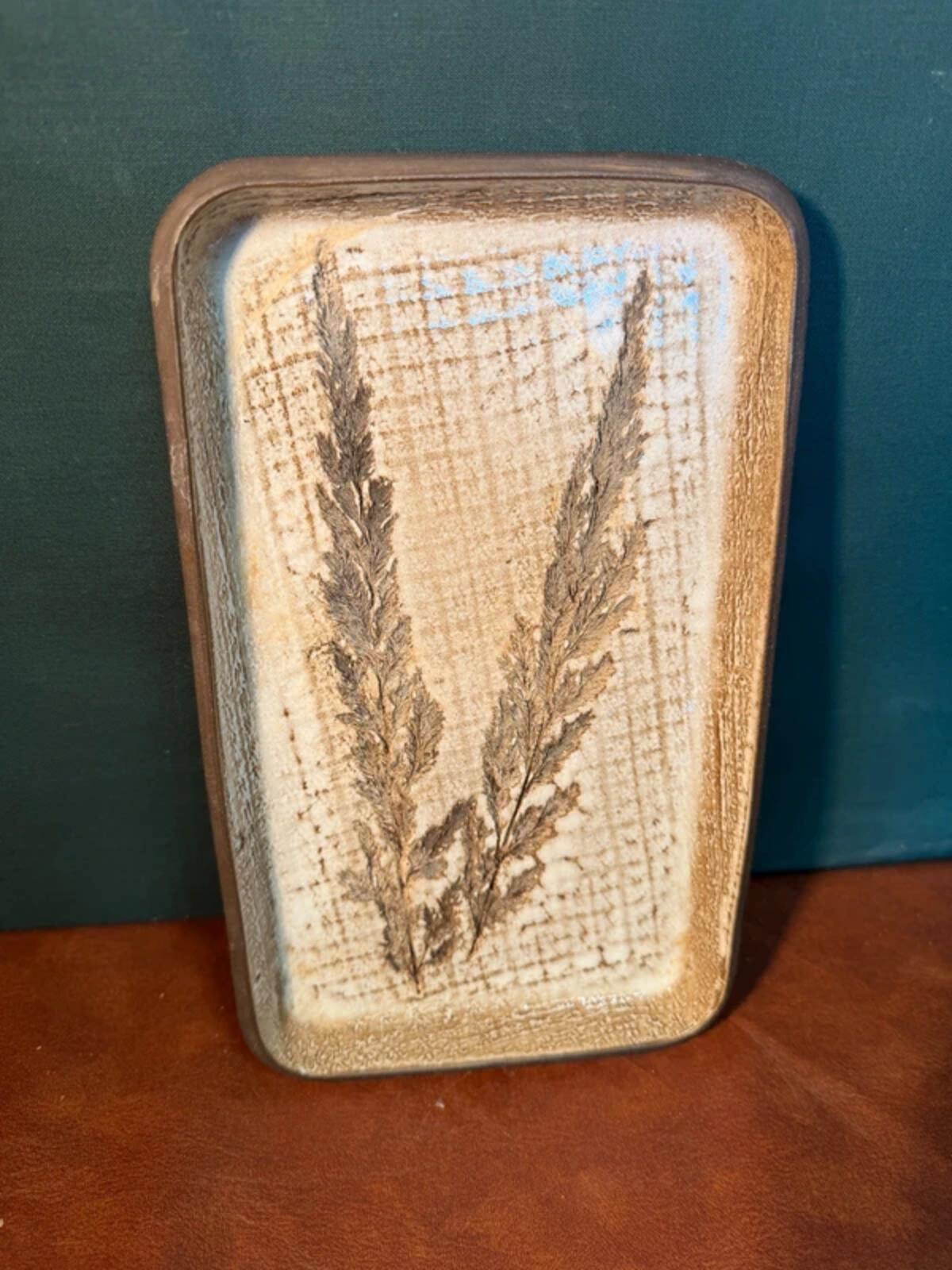 Botanical Stoneware Long Serving Plate