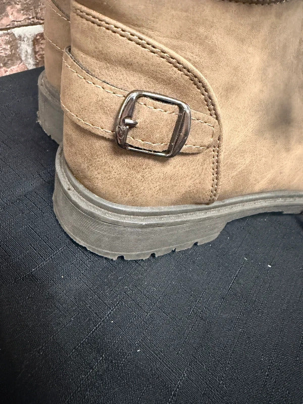 Lilly Taupe Boots - Size 7 UK
