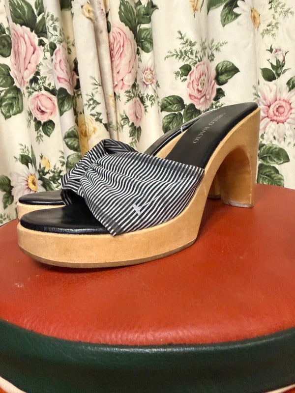 Lello Bacio Y2K Heeled Clogs - Size 5 UK