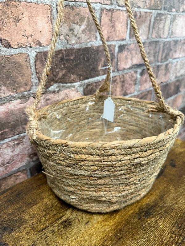 Hanging Wicker Basket