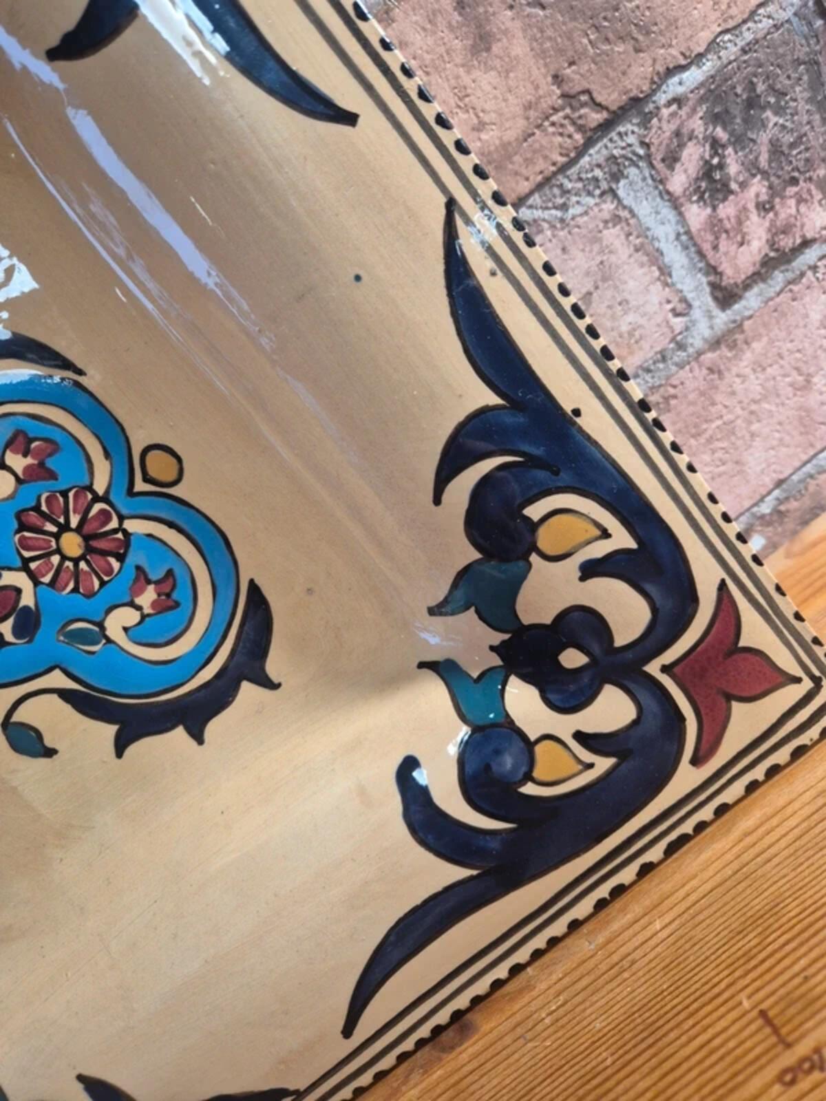Rosalind pottery square dish