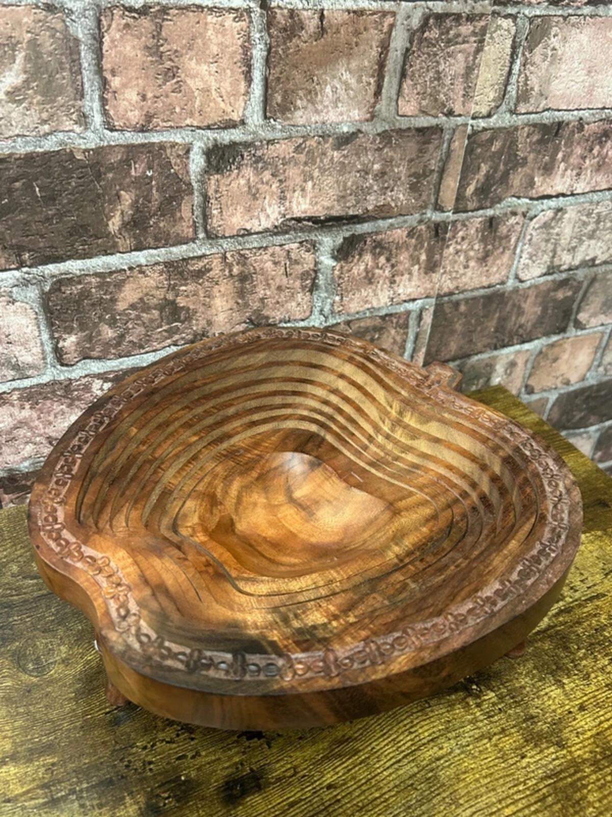 Apple Collapsible Wooden Basket