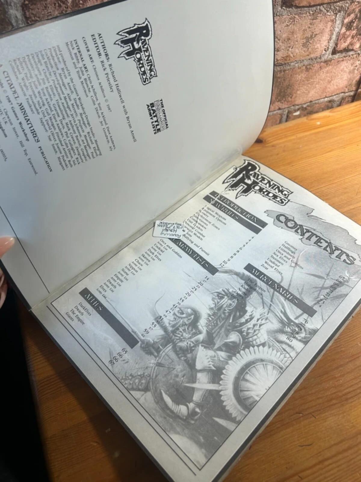 Ravening Hordes 1987 2nd Edition