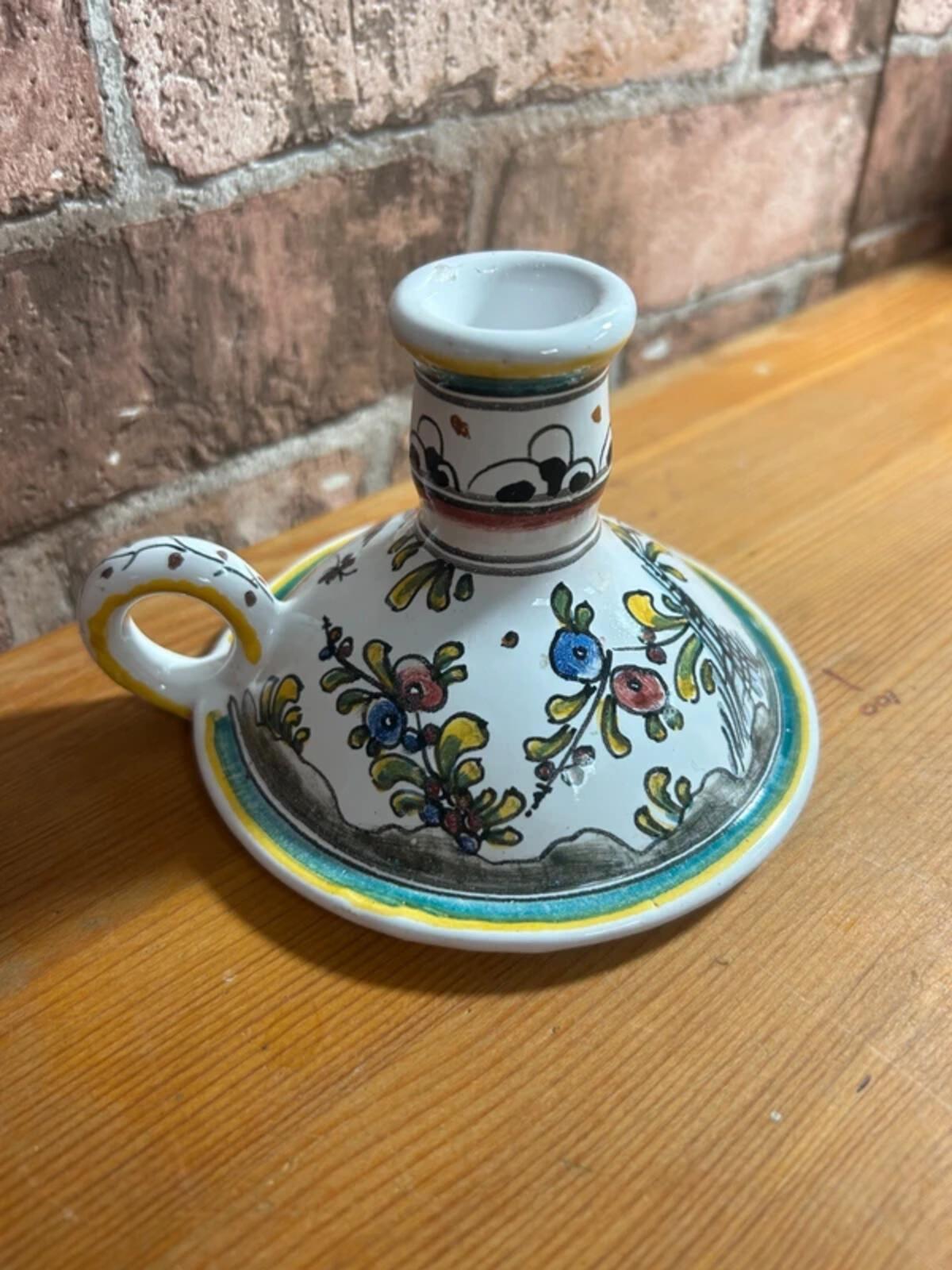 Portugese Ceramic Candle Holder