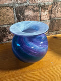 Alum Bay Glass Purple Swirl Vintage Vase