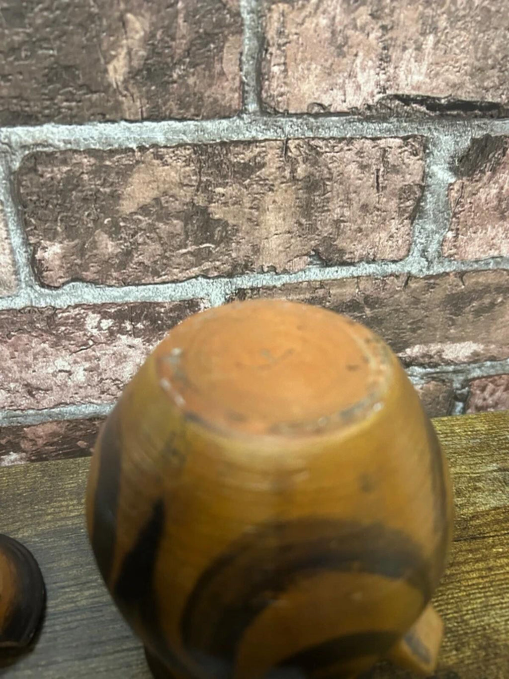 Vintage Stoneware Jar with Lid