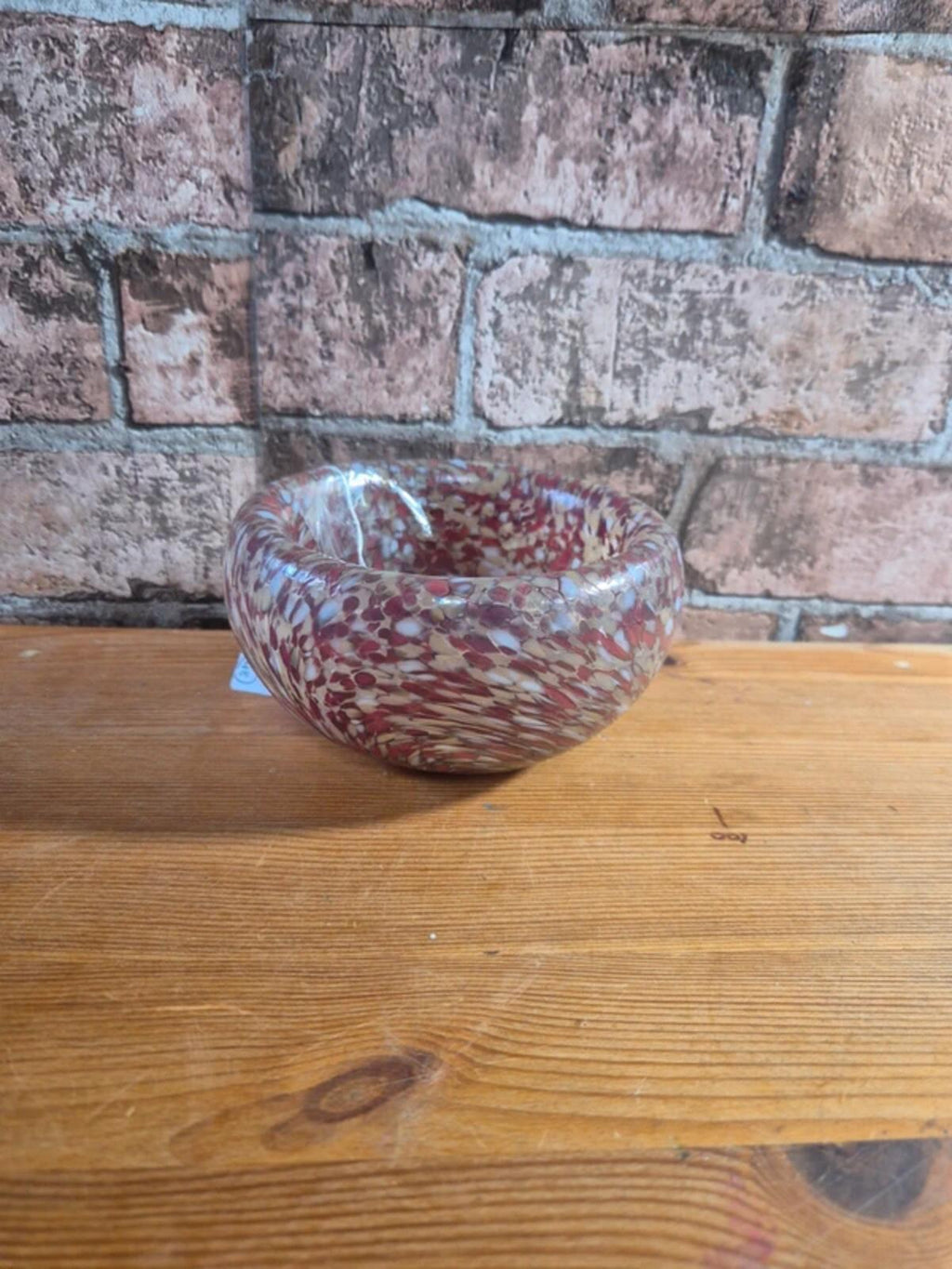 Handblown glass bowl
