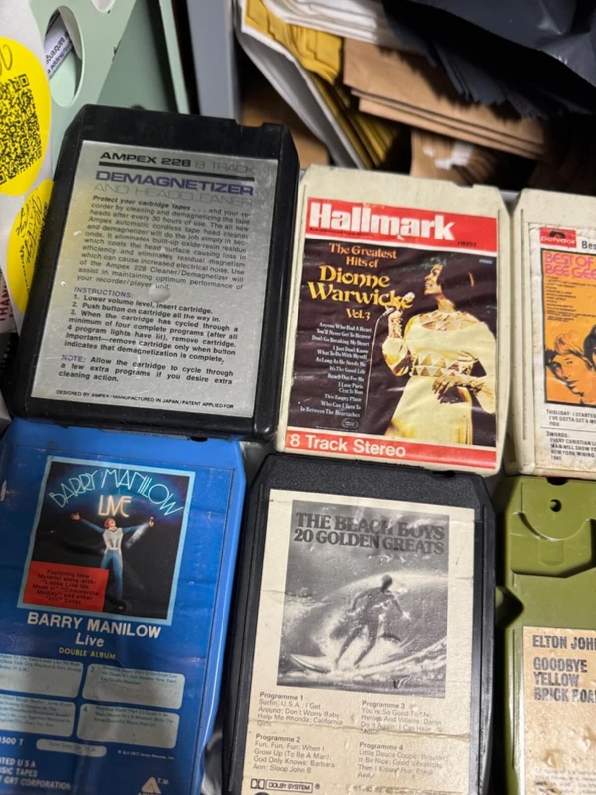 Large Bundle of Vintage 8 Track Tapes x 49 Tapes