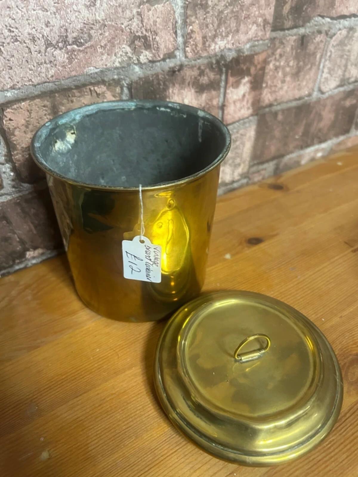 Vintage Brass Container