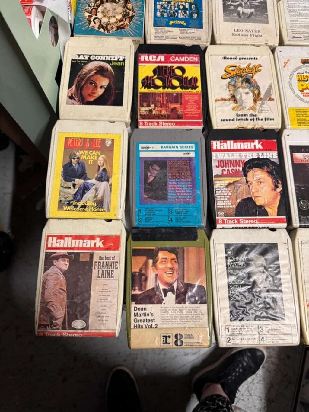 Large Bundle of Vintage 8 Track Tapes x 49 Tapes