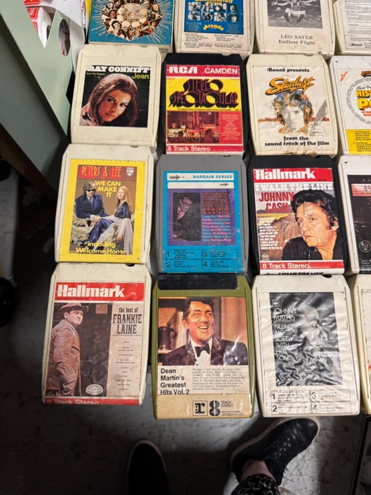 Large Bundle of Vintage 8 Track Tapes x 49 Tapes