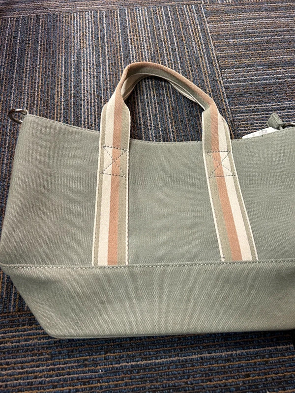 Green Stripe Handbag