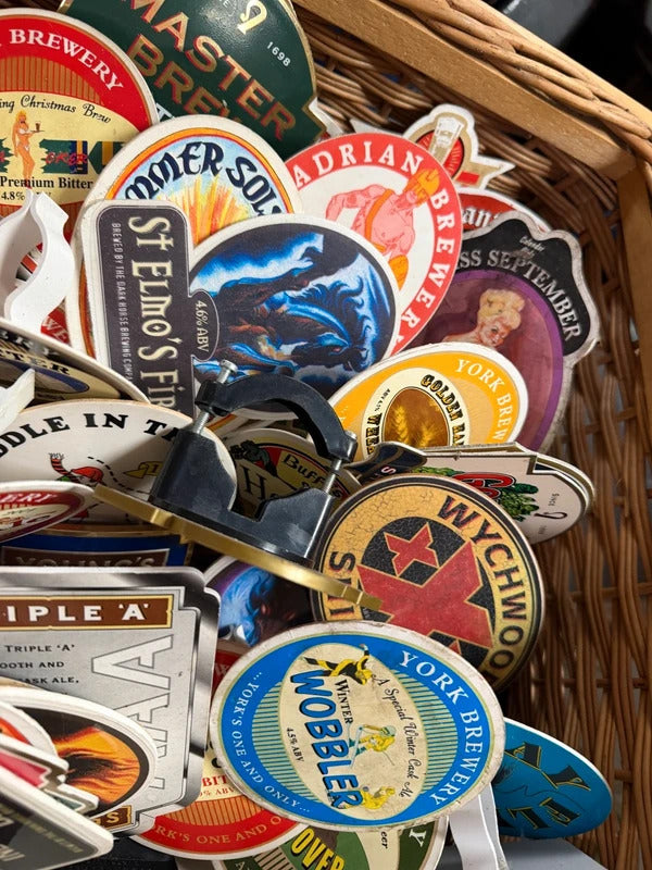 Bundle of Vintage Beer Pump Clips