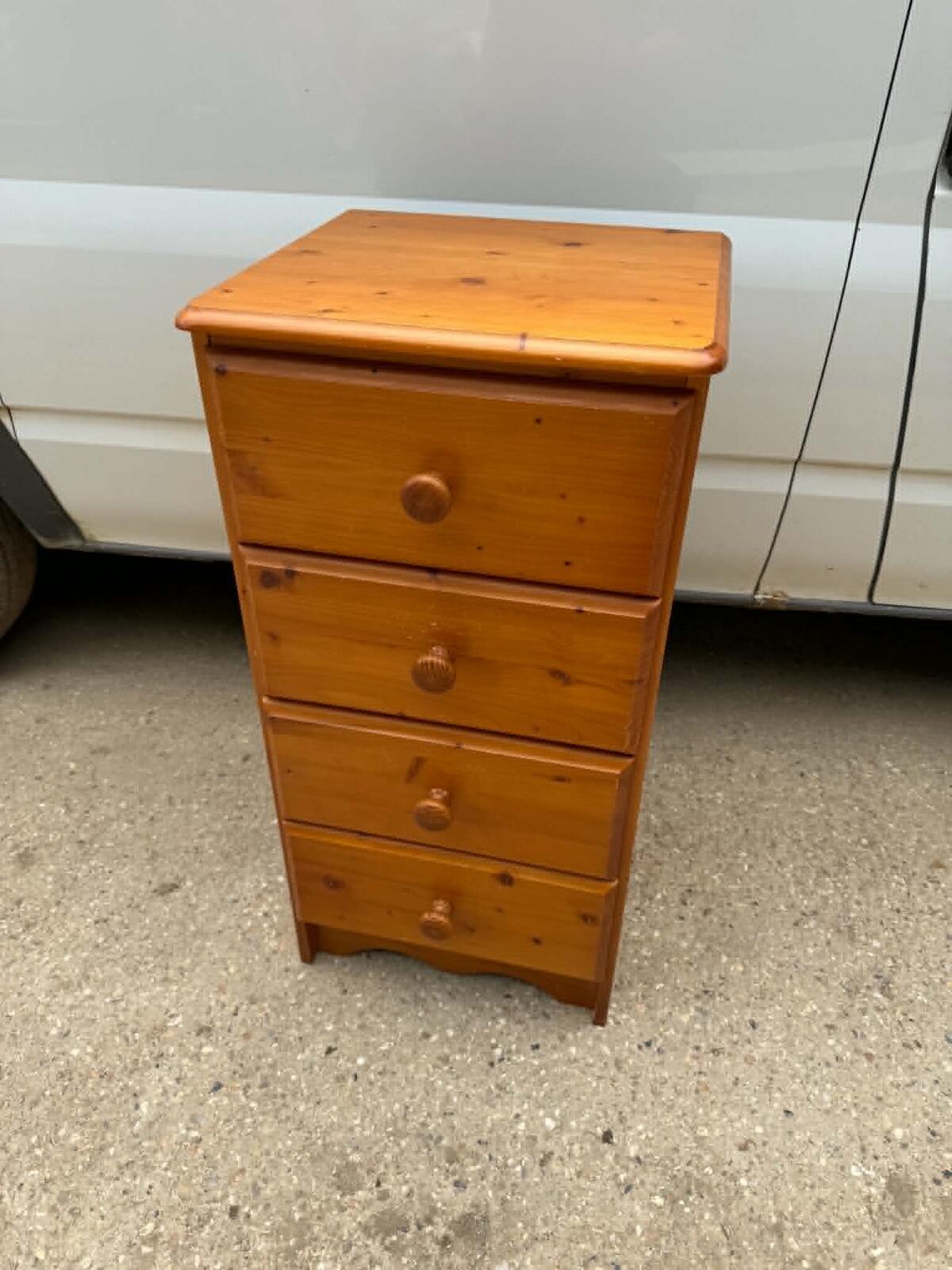 Solid Pine Tall Chest of Drawers