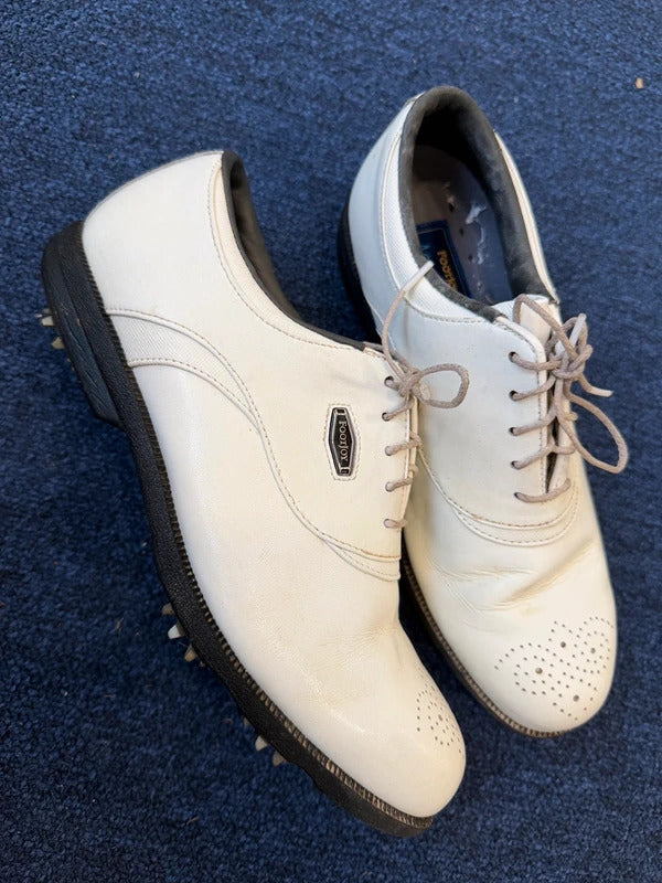 Aqualites Footjoy White Golf Shoes -  Size 6.5 UK