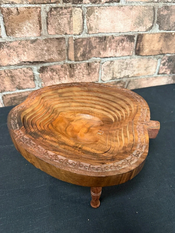 Wooden Apple Bowl