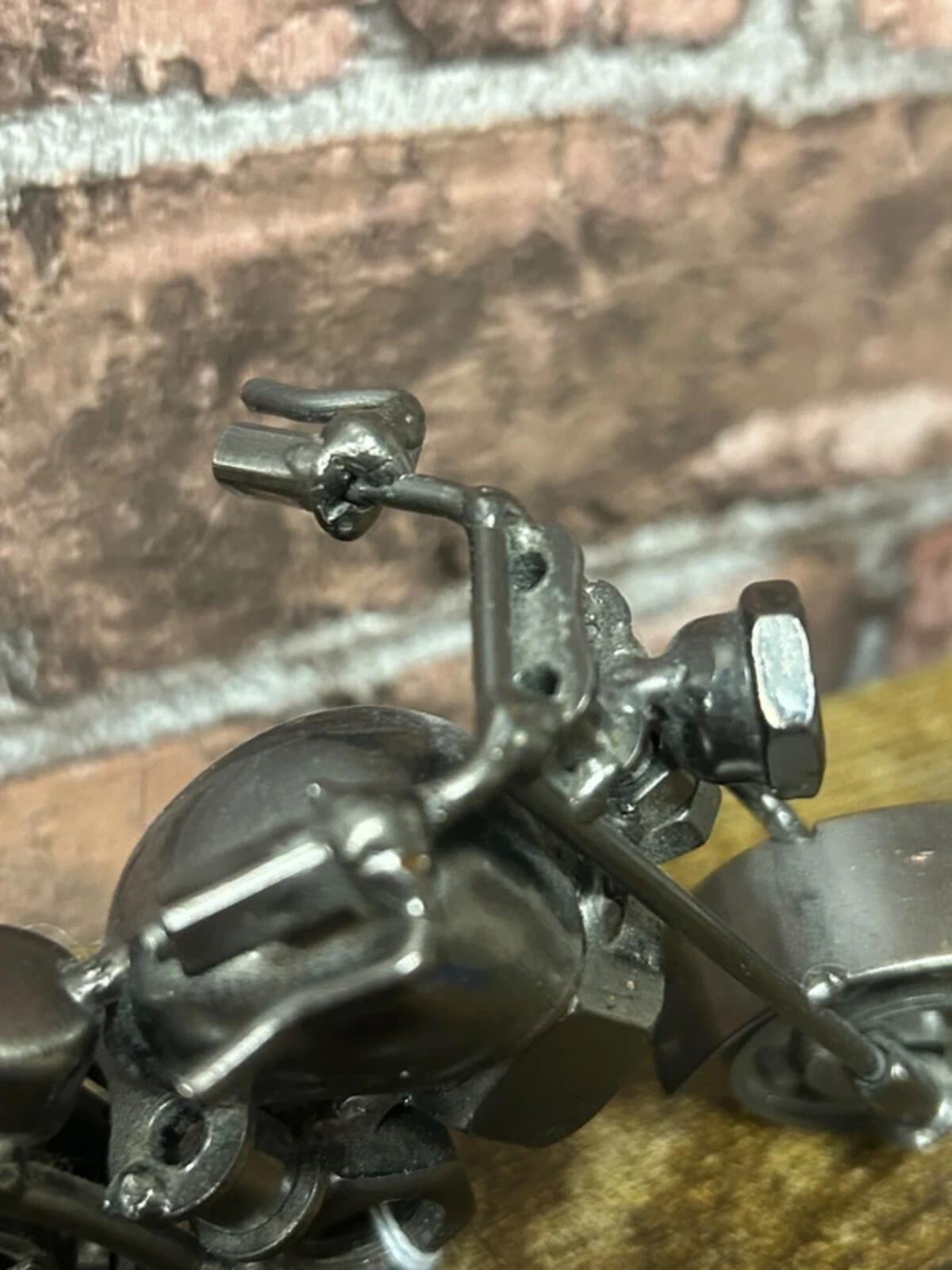 Bits & Bobs Metal Motorcycle Ornament