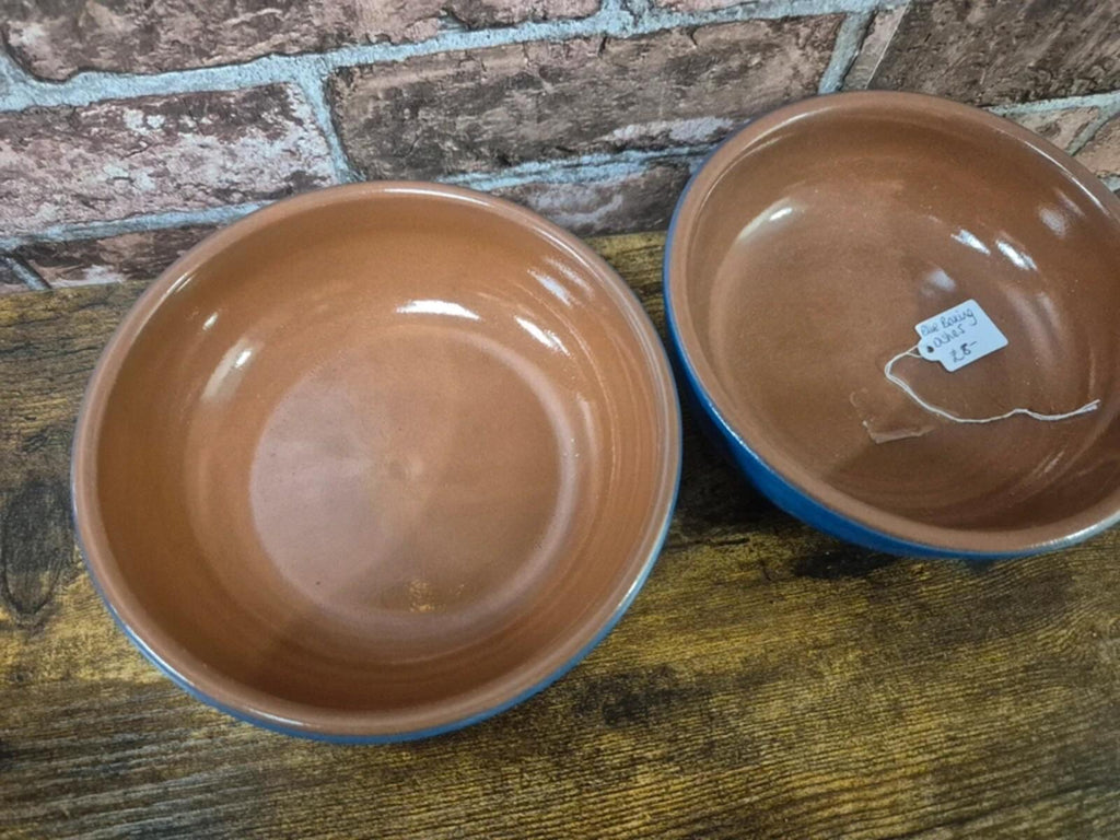 Blue baking dish x 2