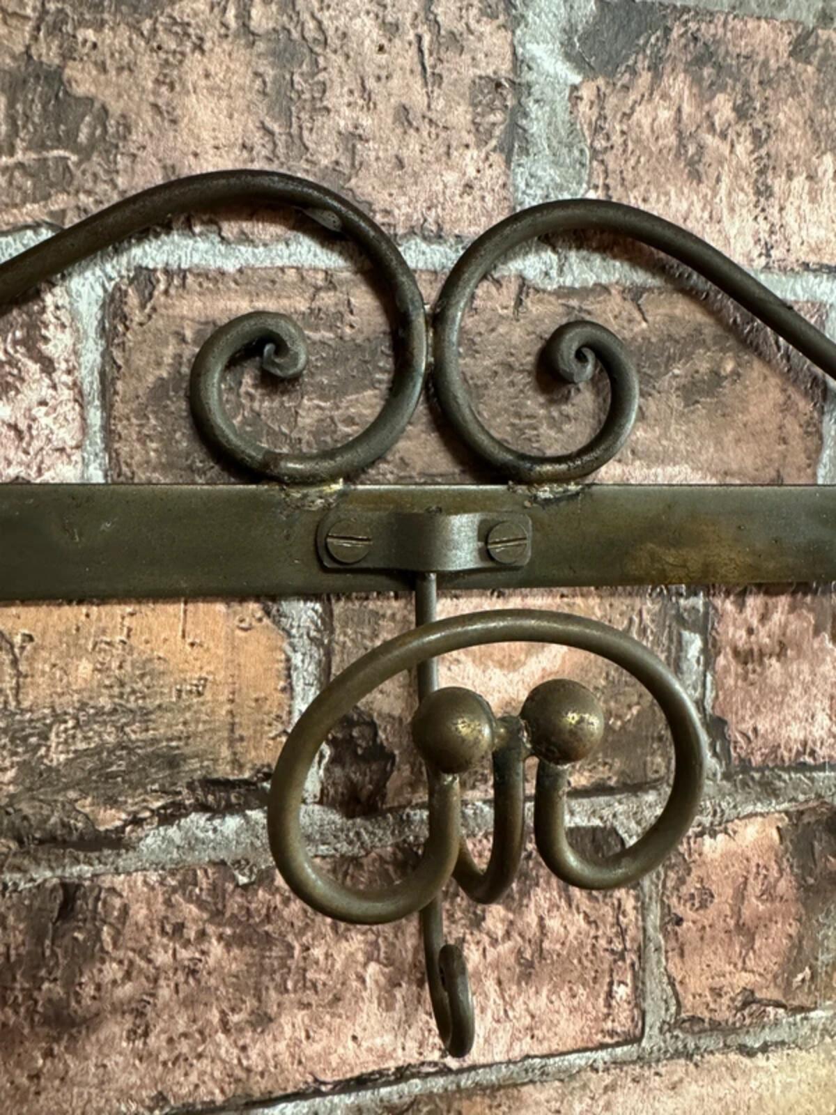 Antique Brass Wall Hung Hook