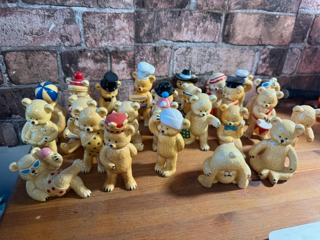 Danbury Mint Teddy Bear Figurines x 26 Bundle