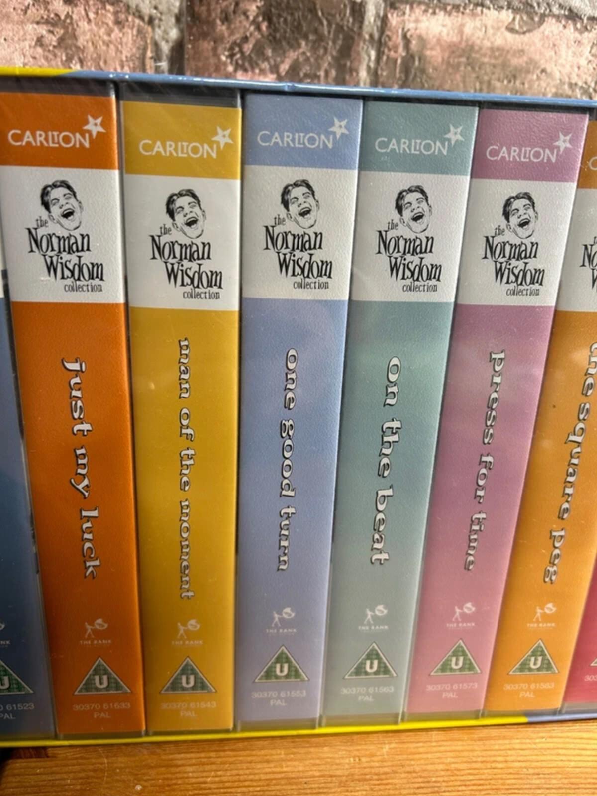 Norman Wisdom VHS Boxset Collection