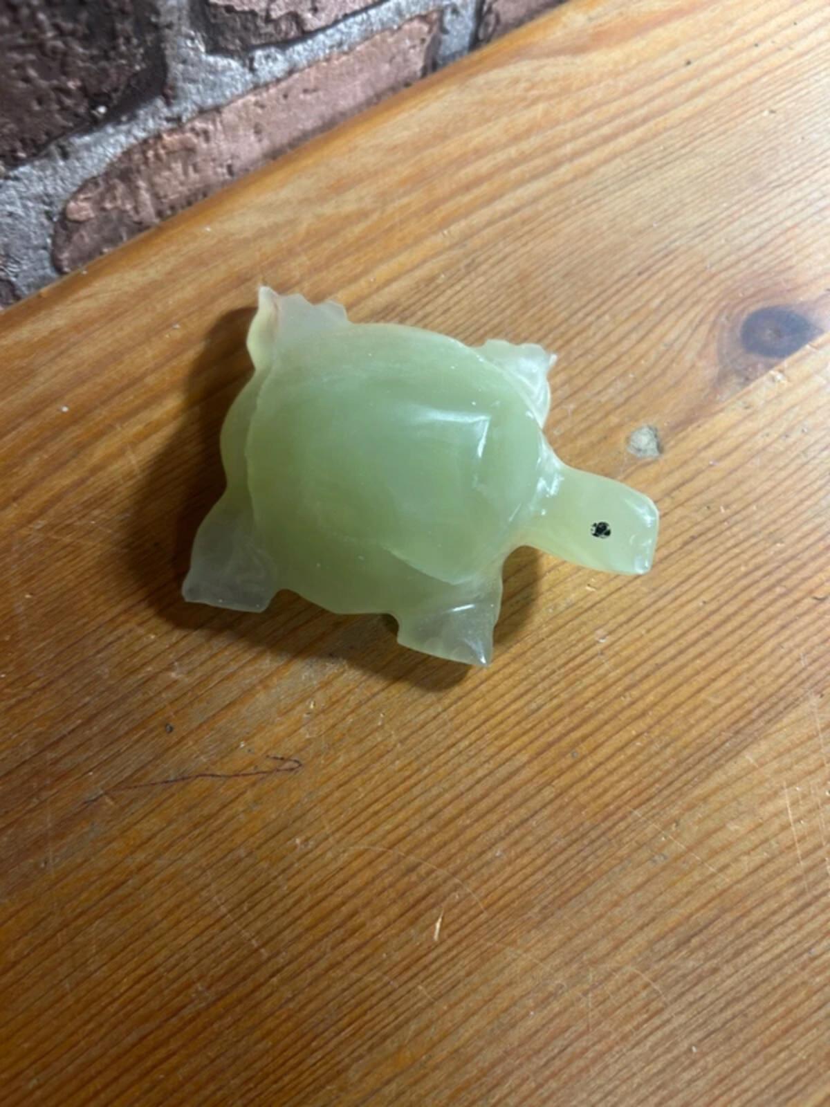 Onyx Turtle Ornament