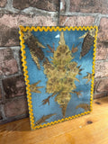 Vintage Pressed Dried Flowers in Clip in Frame